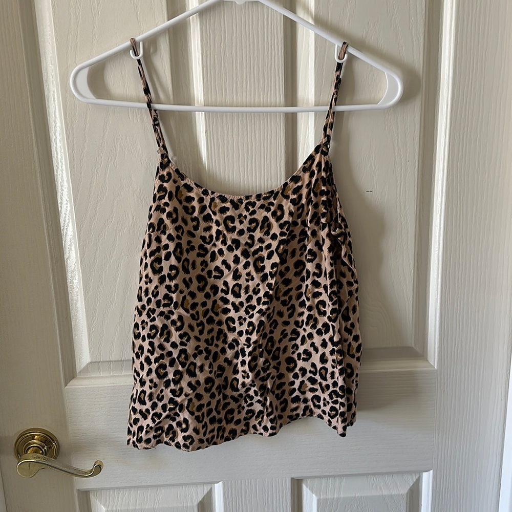 Cheetah tank top